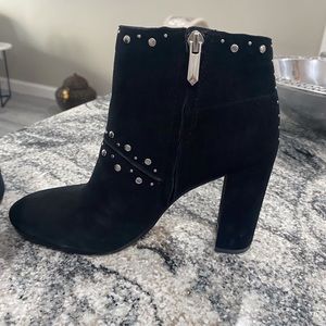 Sam Edelman black suede booties